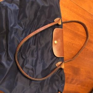 Never used navy longchamp large